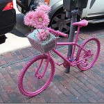 pink bicycle